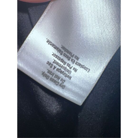 NEW WITH TAGS Beautiful DKNYC Black Velvet & Satin Trim Pleated A-Line Skirt SIZ - Picture 6 of 7